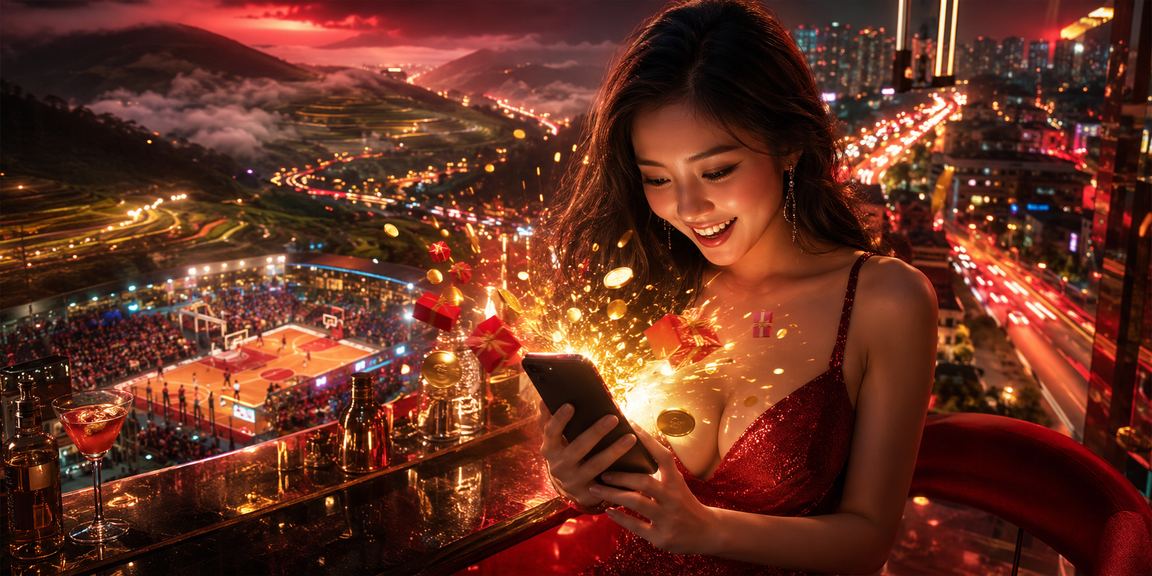 Khung cảnh sôi động tại Sapa với người chơi theo dõi kèo bóng rổ dưới ánh đèn neon rực rỡ